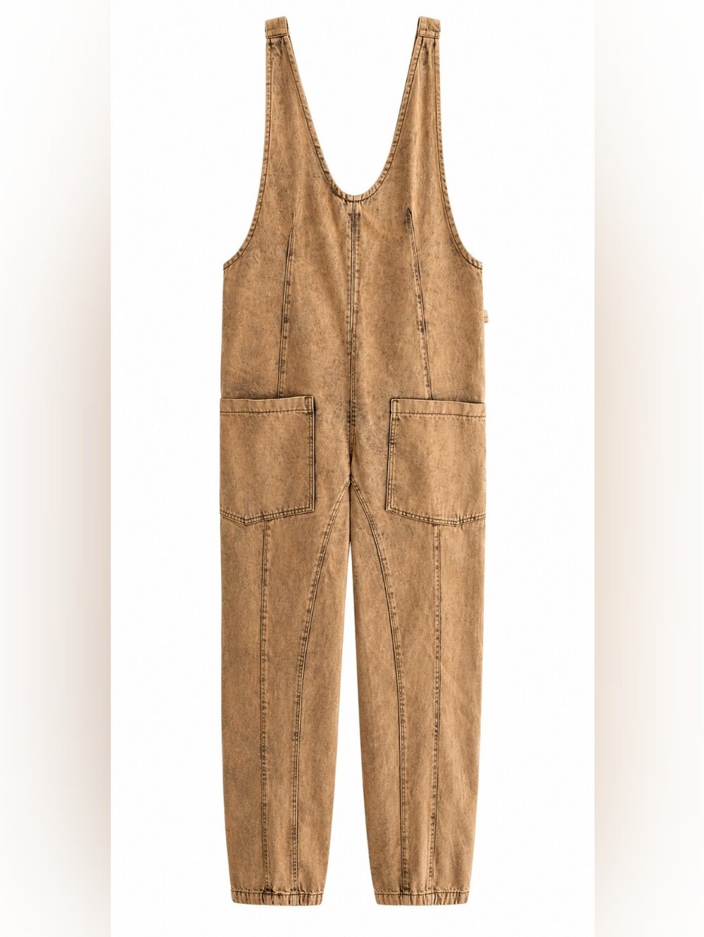 Free People We The Free High Roller Farrow Long One-Piece Jumpsuit XS NWT Boho - Picture 2 of 15